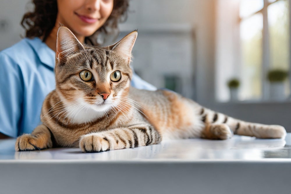 castração de gata: gata no veterinário