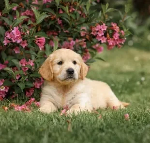 O Golden Retriever filhote é cheio de energia: veja quanto ele custa