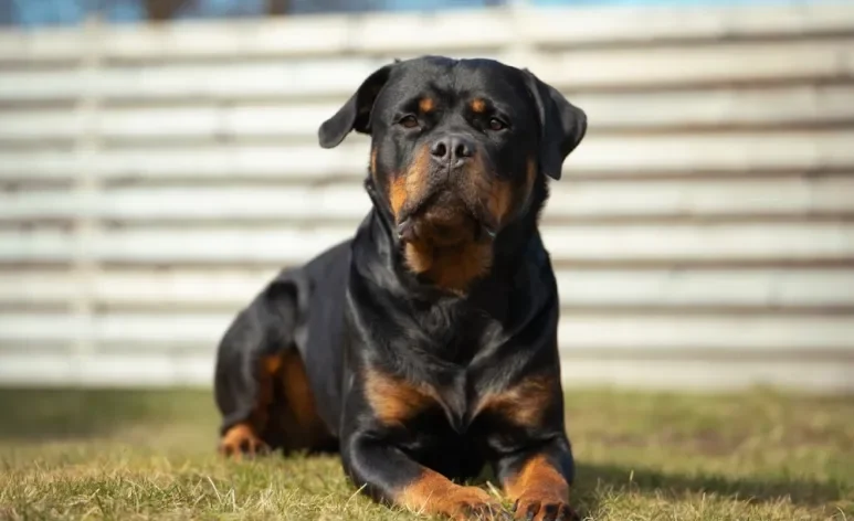 O Rottweiler “cabeça de touro” é uma variação não oficial do Rottweiler original