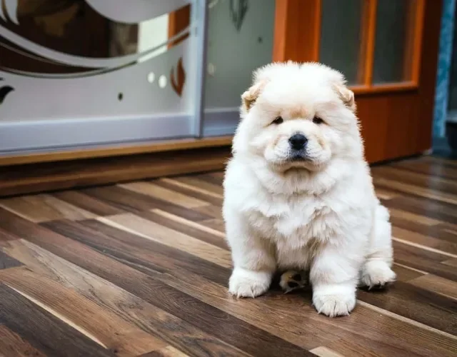 Chow Chow sentadinho
